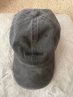 Josh Brown washed black Baseball Hat, good condition
